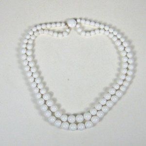 Richelieu Necklace Lucite Beaded 25 inch Vintage Multi Strand Box Clasp READ